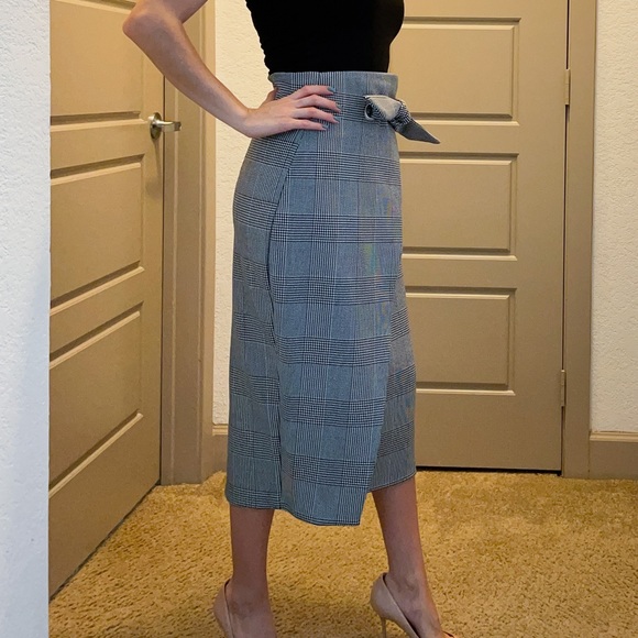 Jacquard skirt black/white - Picture 4 of 8
